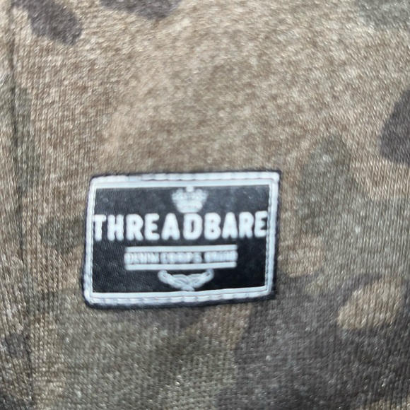 Threadbare Men’s Medium Camo Patterned Long Sleeve Crewneck Sweater - Picture 3 of 4